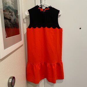 Victoria Beckham for Target Orange and Black Dress